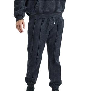 Survêtements surdimensionnés à épaules tombantes de haute qualité personnalisés, lavage à l'acide, 100% coton molletonné, dernier design, logo personnalisé, survêtements pour hommes - Product Image 5