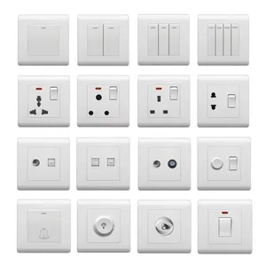 Wenzhou Manufacture Electrical Light Switch And Plug Sockets Price