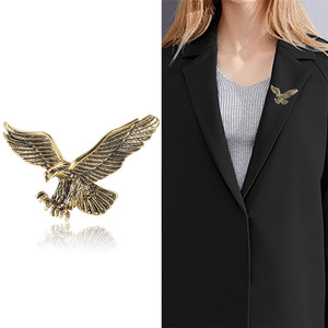 Broche Masculino de Águia Retrô Novo Estilo Europeu e Americano, em Liga Metálica, com Acessórios para Terno - Product Image 2