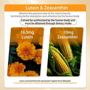 Cápsulas de Gel Suave <span class=keywords><strong>Beverly</strong></span> Marigold con Luteína y Zeaxantina para Niños y Adultos, 60 Unidades, Certificación ISO 9001/HACCP, Suplemento Vitamínico para la Vista - Product Image 4