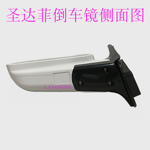 Rétroviseur latéral Huatai, argenté, convexe, gauche, pour Hyundai Santa Fe 2004, pièce de rechange - Product Image 5