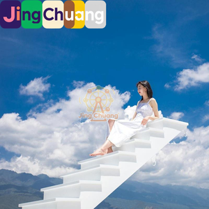 Accessoire de photographie : Échelle décorative pour les lieux touristiques et fermes, style 'Cloud Ladder' populaire auprès des influenceurs, recommandation Little Red Book 2022 - Product Image 2