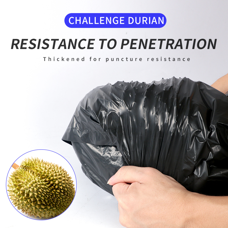 Contractor Trash Bags, 3.0 Mil, Large Black Heavy Duty Garbage Bags