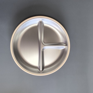 Fournisseurs de produits pour bébés Plaques en acier inoxydable Silicone Aspiration Enfants Acier Divisé Plaques en acier inoxydable pour enfants - Product Image 2