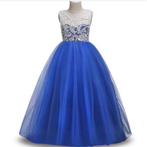 Robe de princesse en maille de style coréen, sans manches, en dentelle, longue, respirante, pour filles - Product Image 5