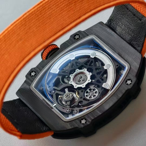 <span class=keywords><strong>Montre</strong></span>-bracelet automatique squelette ultra-mince en fibre de carbone exquise pour homme et femme, <span class=keywords><strong>montre</strong></span> de sport haut de gamme - Product Image 6