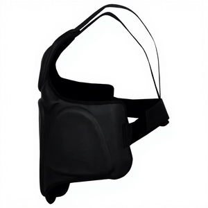 Protège-poitrine de boxe durable avec protecteur de corps en cuir MMA Muay Thai Karaté Training Belly Pad Logo personnalisé Matériau respirant - Product Image 3