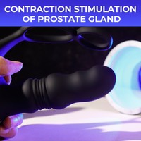 Bâton de massage en silicone télécommandé, outil de soin du corps pour hommes