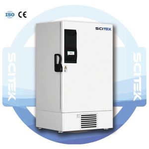 SCITEK Económico-Congelador ultra frío de 86 grados Estructura de doble puerta digital Refrigerador de laboratorio de baja temperatura - Product Image 1