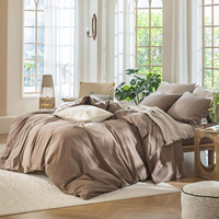 Ensemble de literie 3 pièces en coton rayé, style rétro simple et frais, couvre-lit, drap, toutes saisons, personnalisable