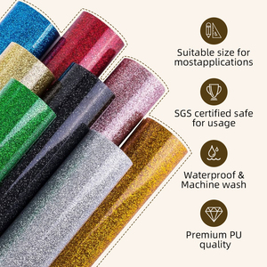 Bán buôn long lanh truyền nhiệt Vinyl CuộN HTV long lanh bán buôn DIY đầy màu sắc truyền nhiệt vinyl phim in ấn vật liệu cuộn - Product Image 4