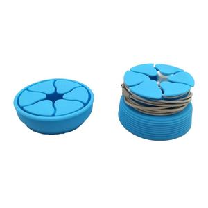 Estuche Organizador de Cables para Auriculares de Silicona, Bolsa de Almacenamiento de Cables, Soporte para Cables, Enrollador de Cables de Datos para una Gestión de Cables sin Enredos - Product Image 1