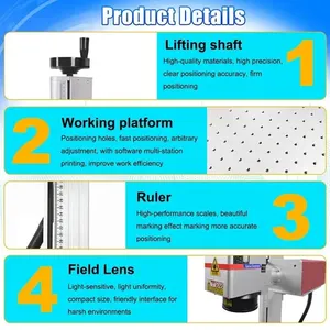 Machine de marquage laser UV portable Wdotmark Crs 5W pour verre, plastique, acrylique - Product Image 5