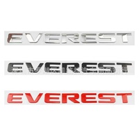 Emblema Deportivo 3D ABS para Capó de Auto, Letras Adhesivas para Everest/Ranger, Cromado, Rojo, Blanco, Negro Mate, Estilo Exterior