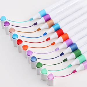 ปากกาอะคริลิค24สีทำมือด้ามปากกามาร์กเกอร์ทรงสามเหลี่ยมทรงกระบอกพลาสติกพร้อมชุดปากกาเน้นข้อความสุดสร้างสรรค์หัวศิลปะขนาด4มม. ขายดี - Product Image 6