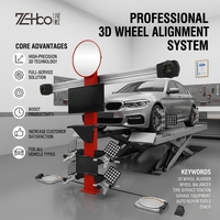 Conjunto completo de reparación de taller de coches, cambiador de neumáticos, equilibrador de ruedas, 4 postes, elevador de coche, equipo de alineación de ruedas 3D