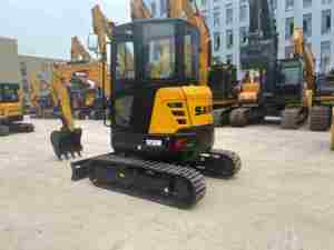 Mini-excavatrice SY35U à oscillation de queue zéro avec moteur Kubota D1105 - Product Image 4