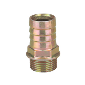 He Shi Hydraulic Connector Carbon Steel Threaded 2-19mm For Water Oil Molds Machinery - Product Image 1