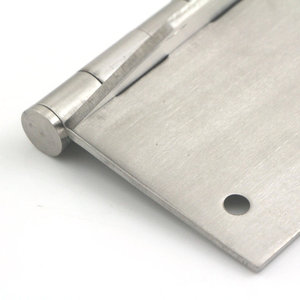 Stainless Steel Heavy-Duty Industrial <b>Hinge</b> 100x125mm 5mm Thickness Brushed Finish 8 Hole Design For <b>Door</b> <b>Window</b> - Product Image 3