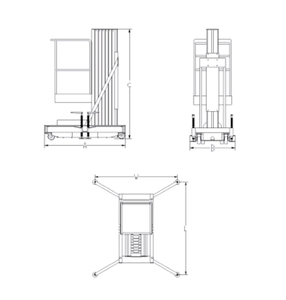 Panneau de levage <span class=keywords><strong>à</strong></span> double <span class=keywords><strong>colonne</strong></span> en alliage d'aluminium, nouveau type d'élingue <span class=keywords><strong>à</strong></span> chaîne pour les ateliers d'impression et les ascenseurs <span class=keywords><strong>à</strong></span> cloisons sèches - Product Image 5