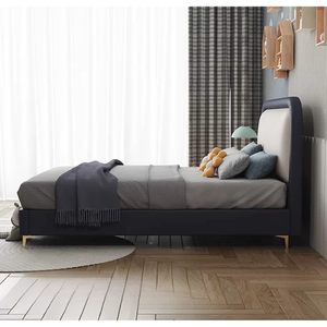 Lit d'enfant moderne et minimaliste, lit simple pour adolescent garçon, lit <span class=keywords><strong>de</strong></span> petite taille pour chambre d'enfant garçon, lit <span class=keywords><strong>de</strong></span> princesse pour fille - Product Image 3