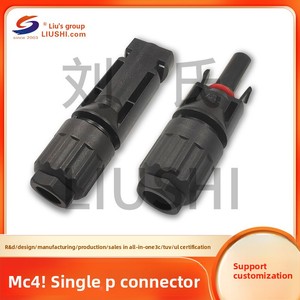 Tùy chỉnh lõi đơn MC kết nối không thấm nước Nam Nữ cắm cho pin điện Bảng điều chỉnh mô-đun quang điện PV Đồng năng lượng mặt trời - Product Image 6