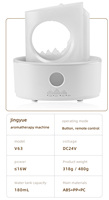 Humidificateur d'air électrique à ultrasons, vitesse de débit d'eau réglable, lumière de nuit à 7 couleurs, design portable en forme de goutte de pluie et de nuage