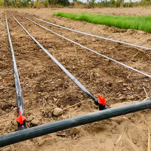 Rega gota irrigação tubos com gotejador embutido agricultura gotejamento irrigação mangueira