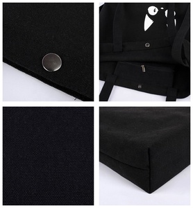 Bolsa de Tela de Algodón con Logotipo Personalizado para Mujer, Bolsas de Compras Ecológicas de Nuevo Estilo, Bolsa de Compras Reutilizable - Product Image 4