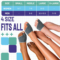 Coussinets métatarsiens en gel orthopédique, coussinets pour l'avant-pied, coussinets lavables et durables pour hommes et femmes, soulagement de la douleur du nerf de Morton, beige