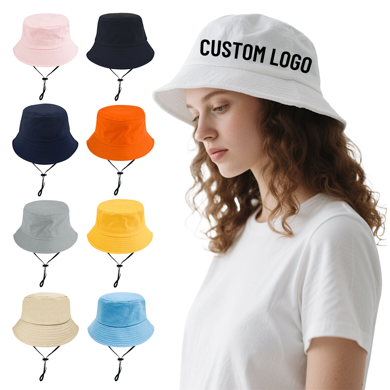 Unisex Cotton Digital Print Casual Four Seasons Bucket Hat  display picture 3