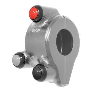 Couvercle de commande d'accélérateur avec interrupteur de guidon intégré pour Ducati Hypermotard 939 (Titane) - Product Image 3