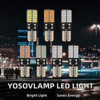 TCYATO T10 LED Luz de Coche W5W 194 194 168 C5W Bombillas Sin Errores Canbus 12V 24SMD 4014 Luces Interiores para Automóviles