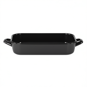 KARL KRGER Square Roasting <b>Pan</b> 26x18.5x6cm Enamelled Black - Product Image 2
