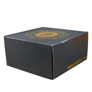 Design unico e facile da piegare in carta ondulata arrotolare con chiusura frontale cassetta postale di spedizione per l'imballaggio - Product Image 4