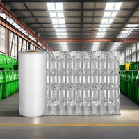 Film de protection pour bouteilles de vin en HDPE à 4 tubes, sac de protection pour envoi postal, film de protection à colonnes d'air, emballage à bulles pour l'expédition