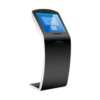 Distributeur de billets de kiosque de système d'appel de numéro de gestion de file d'attente sans fil de 19 pouces pour le centre commercial d'hôpital de banque
