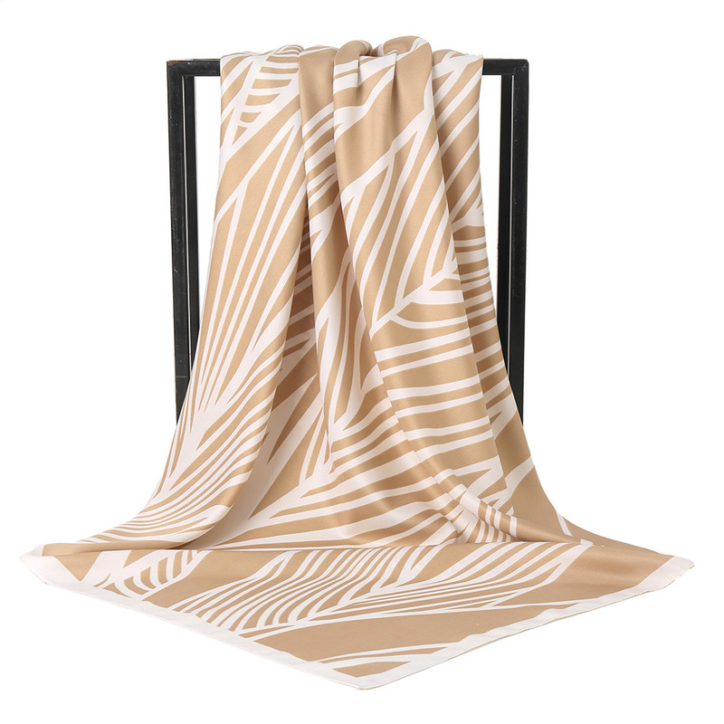 Autumn Winter Custom Jacquard Striped Polyester