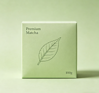 Boîte à matcha personnalisée imprimée directement de l'usine, boîte d'emballage de thé en papier de qualité alimentaire durable, résistante à la lumière, vente en gros avec logo