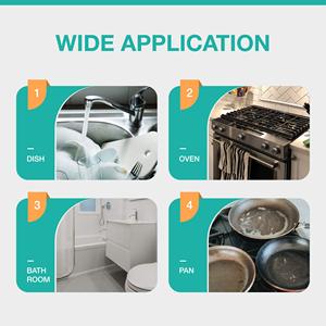 Dishwand ricarica teste di spugna, riempimento della bacchetta del piatto Non antigraffio, Dispenser di sapone per pennelli con punti pesanti - Product Image 5
