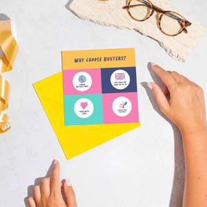 Tarjeta de Boda China de Huxters para Matrimonio de Cerditos, Amor Eterno, Manos Entrelazadas, Sr. y Sra., Recién Casados, Felices para Siempre (Mano) - Product Image 3