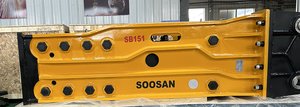 Le type supérieur SB151 de briseur hydraulique d'excavatrice de soosan convient à une variété de travaux - Product Image 2