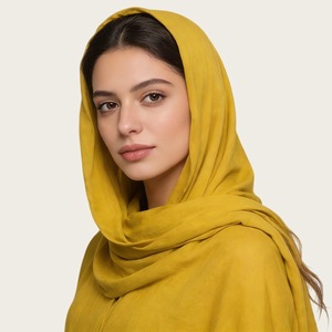 <span class=keywords><strong>Turbante</strong></span> de Color Sólido para Mujer, Transpirable, de Algodón Mercerizado, Popular en el Medio Oriente, Árabe, Sudeste Asiático, Venta Caliente Transfronteriza - Product Image 3