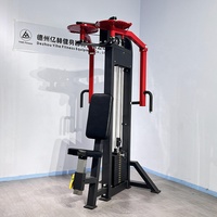 Appareil de musculation robuste en métal réglable pour l'entraînement des pectoraux et des dorsaux, avec mouvements fluides, équipement de fitness
