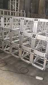 Escalera de Aleación de Aluminio FS, Diseño Modular, Pre-Ensamblada, Hebilla <span class=keywords><strong>Rhea</strong></span>, Instalación Rápida, Soporte de Coro Simple para Conciertos - Product Image 2
