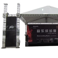 Fourniture de treillis pour décoration d'événements système de treillis portable pour DJ petit éclairage de scène avec projet de toit