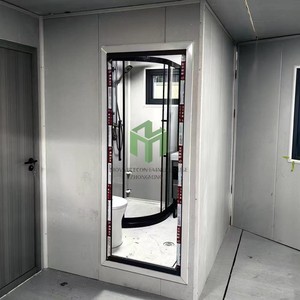 Contenedor Moderno Blanco Transpirable de 20 Pies, Oficina, Hogar, Hotel, Cafetería, Estudio, Villa, Edificio, <span class=keywords><strong>Casa</strong></span> Contenedor con Muro Cortina de Vidrio - Product Image 4