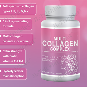 Julong Levering Oem/Odm Private Label Supplement Multi Collageen <span class=keywords><strong>Capsules</strong></span> <span class=keywords><strong>Pure</strong></span> Collageen <span class=keywords><strong>Capsules</strong></span> Complex Multi Collageen Capsule - Product Image 4