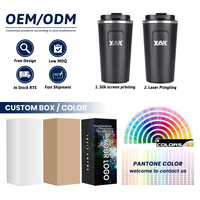 Vaso Térmico Inteligente Personalizable de 380 ml/510 ml con Pantalla LED de Temperatura, Taza de Viaje para Café, Termo de Acero Inoxidable con Aislamiento al Vacío
