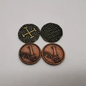 Wholesale Metal Coin For Game Cheaper Price Antique Gold Pirate Coins For Game And Collection